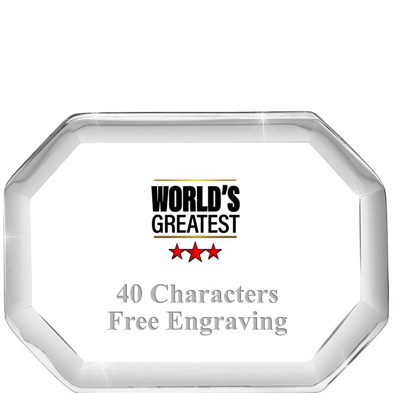 2-1/2" BEVELED OCTAGON PWEIGHT