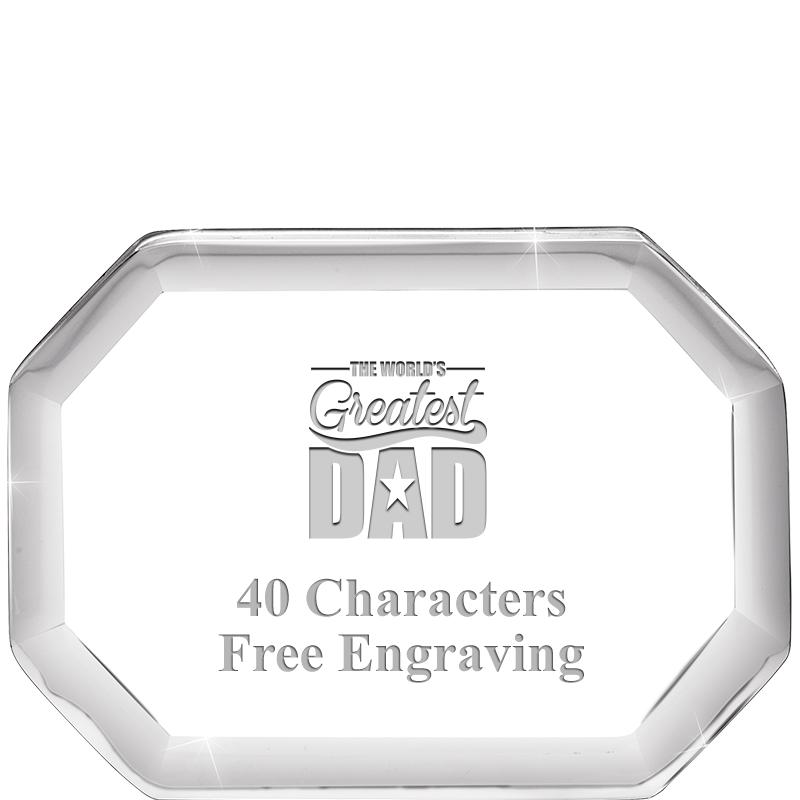 2-1/2" BEVELED OCTAGON PWEIGHT