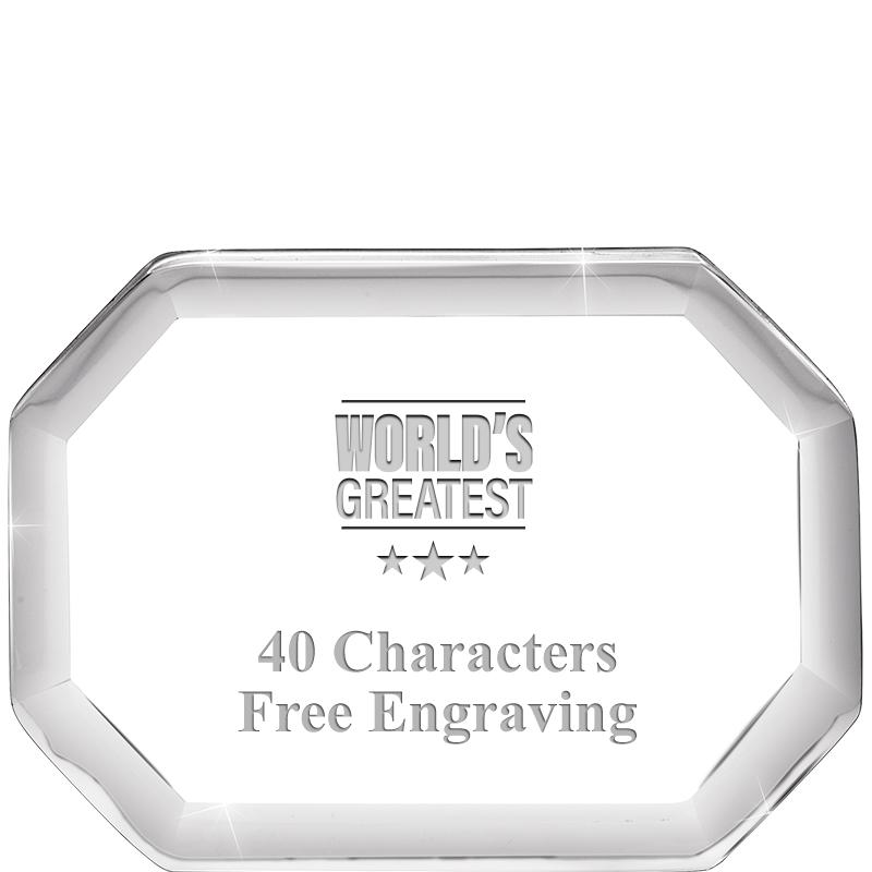 2-1/2" BEVELED OCTAGON PWEIGHT