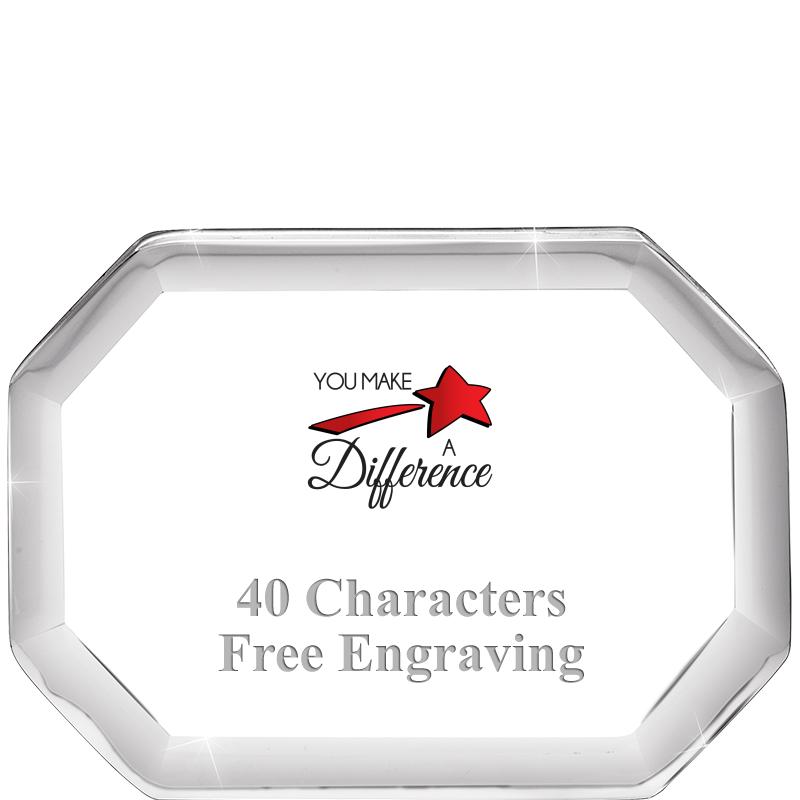 2-1/2" BEVELED OCTAGON PWEIGHT