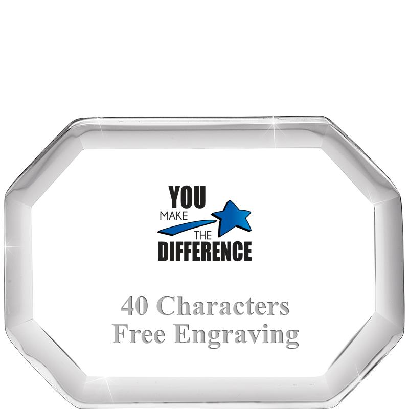 2-1/2" BEVELED OCTAGON PWEIGHT