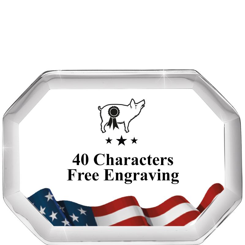 2-1/2" FLG BEVELED OCTAGON PPW