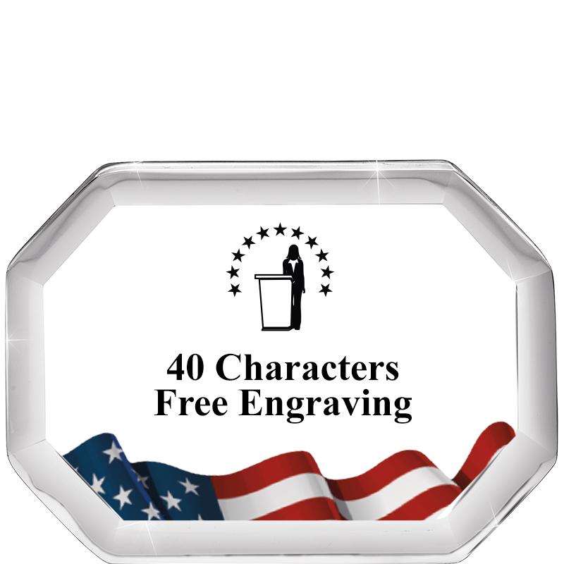 2-1/2" FLG BEVELED OCTAGON PPW