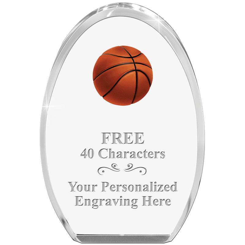 OVAL STANDING PAPERWEIGHT