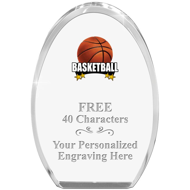 OVAL STANDING PAPERWEIGHT