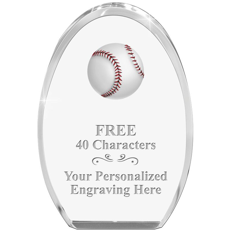 OVAL STANDING PAPERWEIGHT