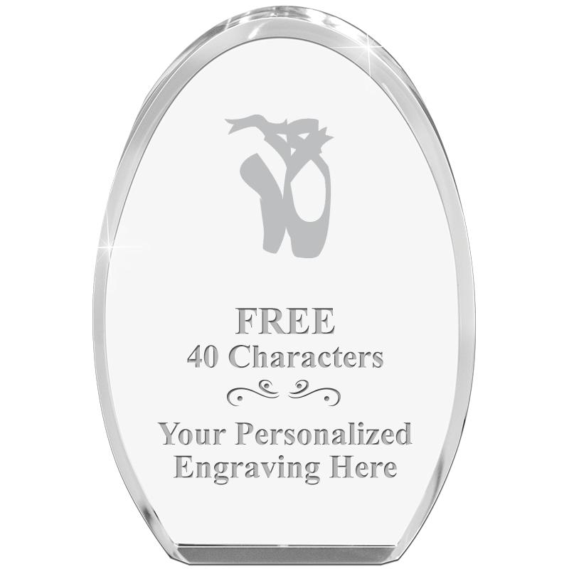 OVAL STANDING PAPERWEIGHT