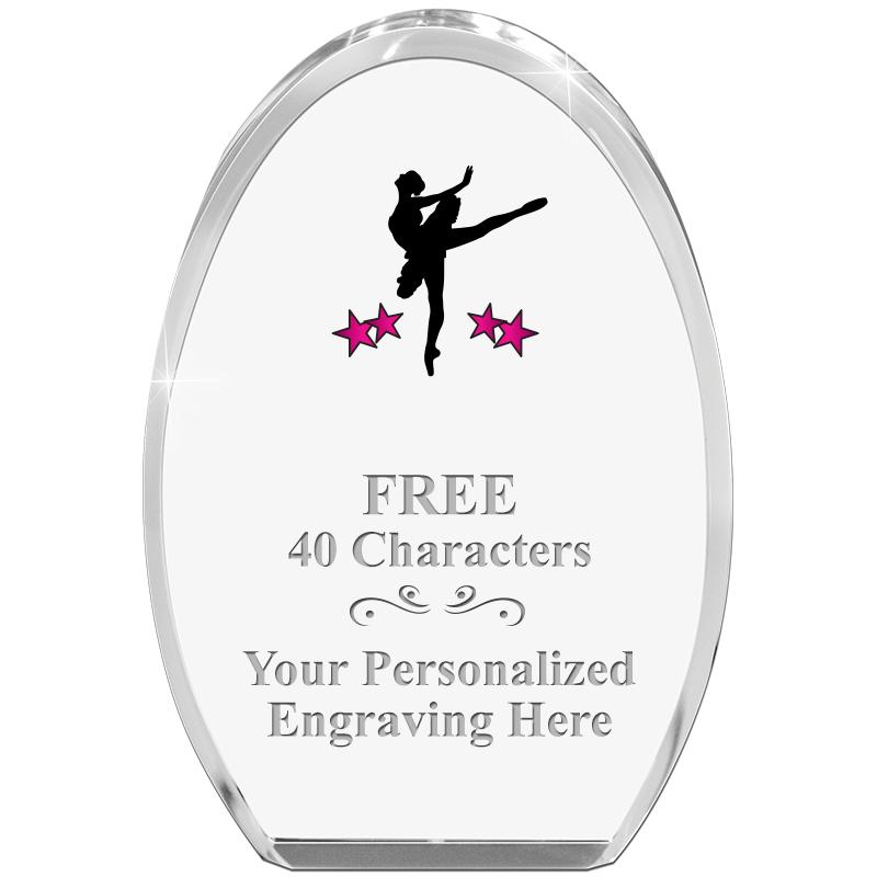 OVAL STANDING PAPERWEIGHT