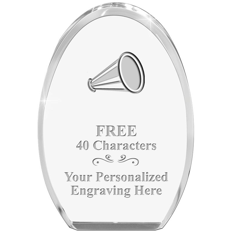 OVAL STANDING PAPERWEIGHT