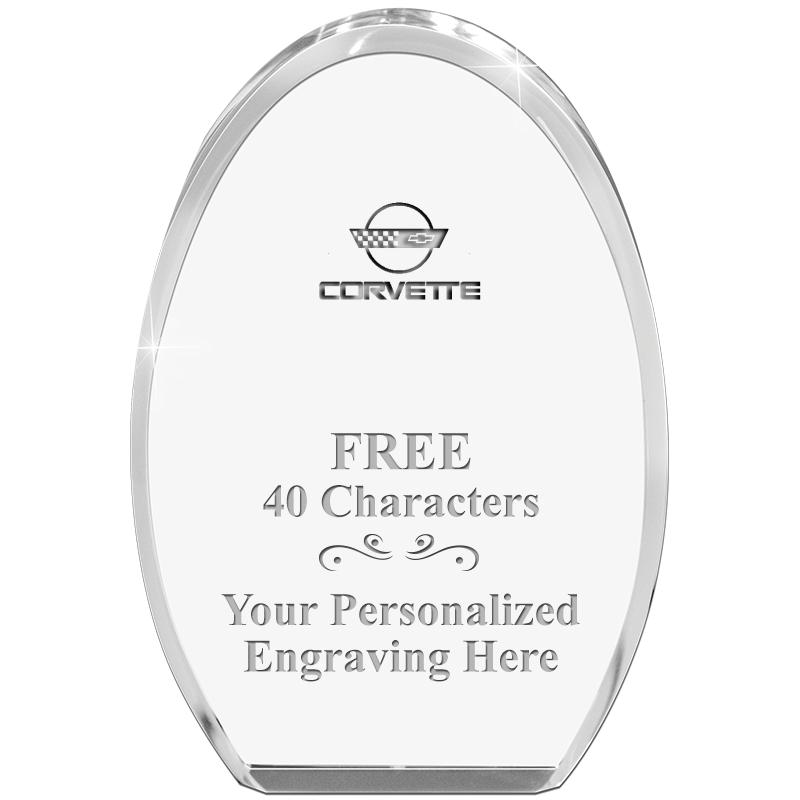 OVAL STANDING PAPERWEIGHT