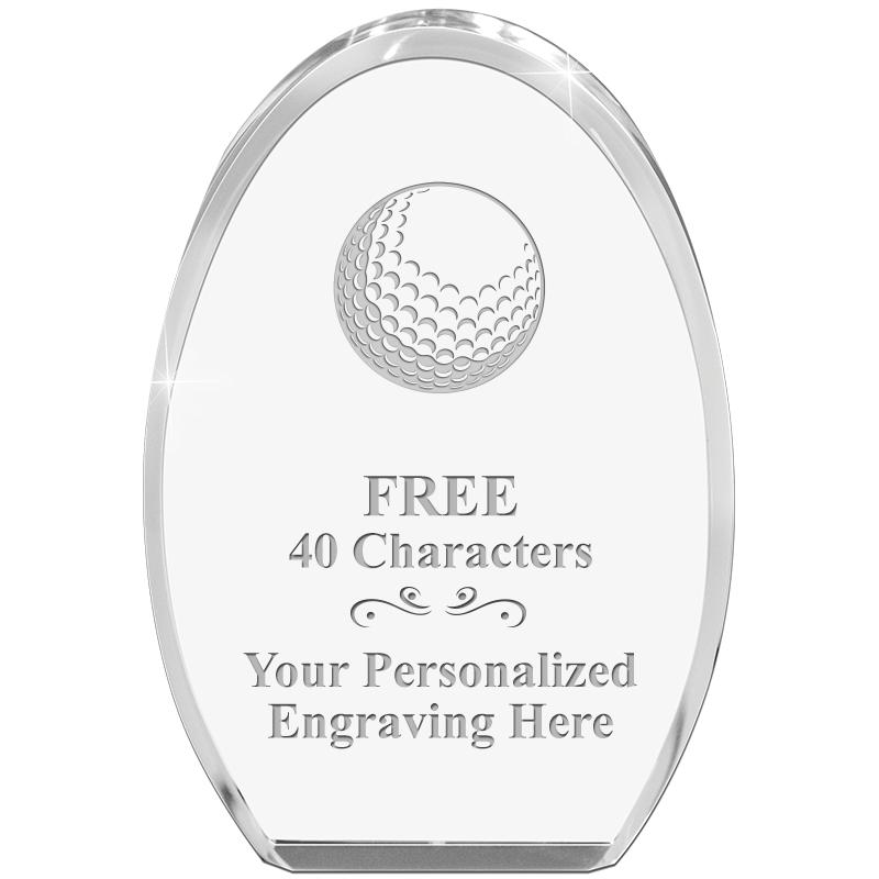 OVAL STANDING PAPERWEIGHT
