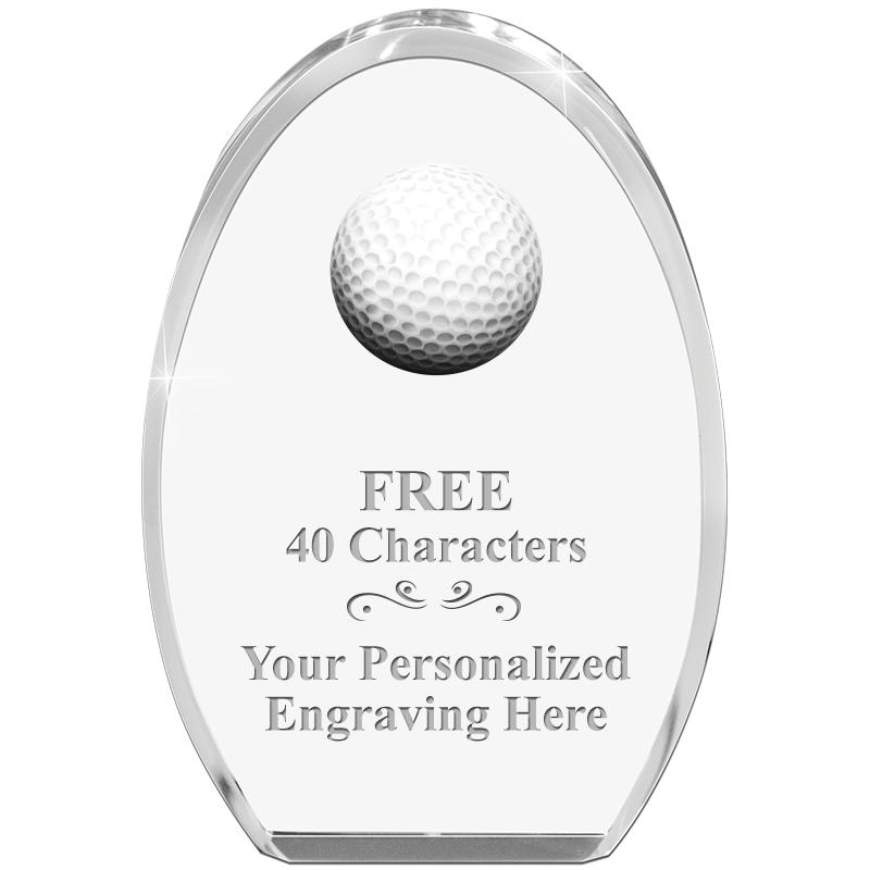 OVAL STANDING PAPERWEIGHT