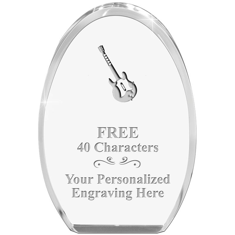 OVAL STANDING PAPERWEIGHT