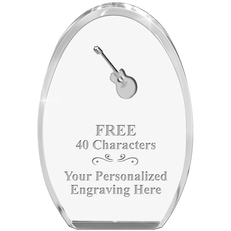 OVAL STANDING PAPERWEIGHT