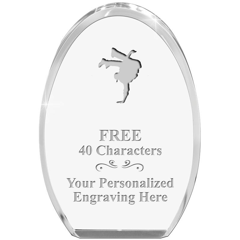 OVAL STANDING PAPERWEIGHT