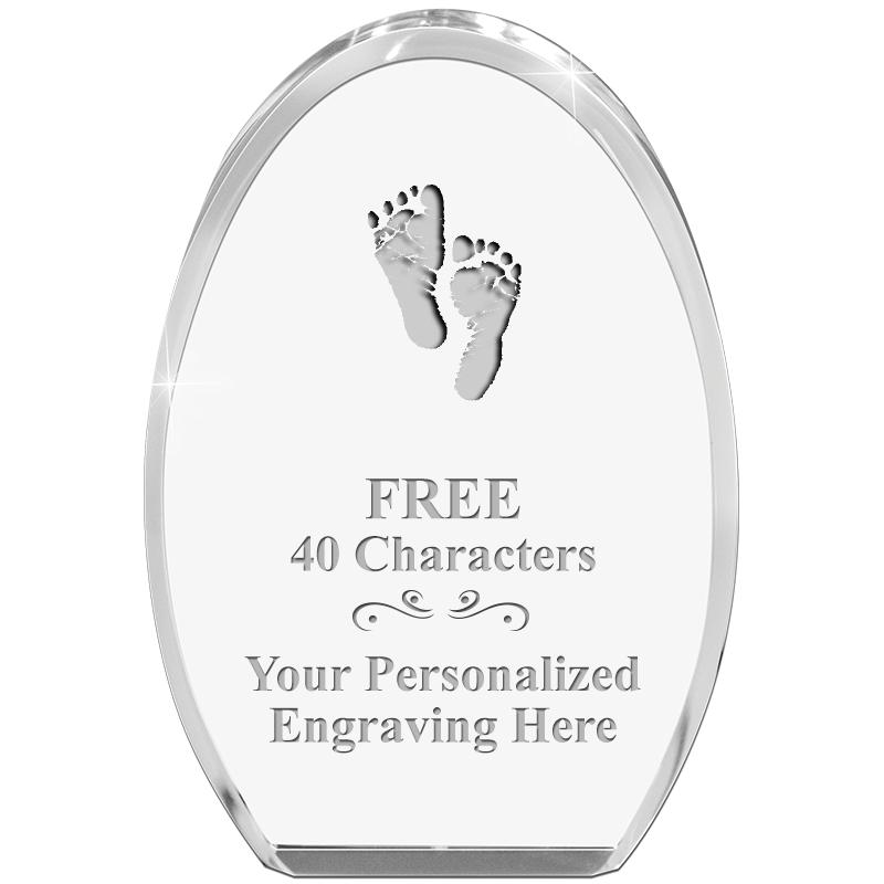 OVAL STANDING PAPERWEIGHT