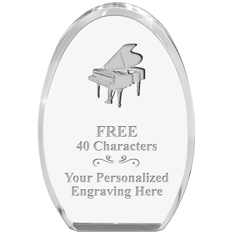 OVAL STANDING PAPERWEIGHT