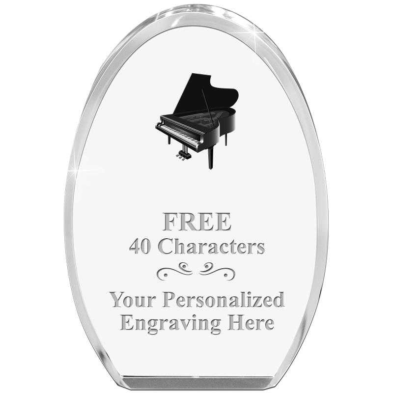 OVAL STANDING PAPERWEIGHT