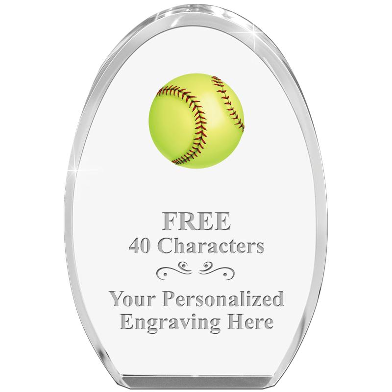 OVAL STANDING PAPERWEIGHT