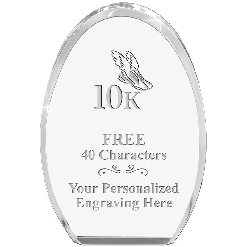 OVAL STANDING PAPERWEIGHT