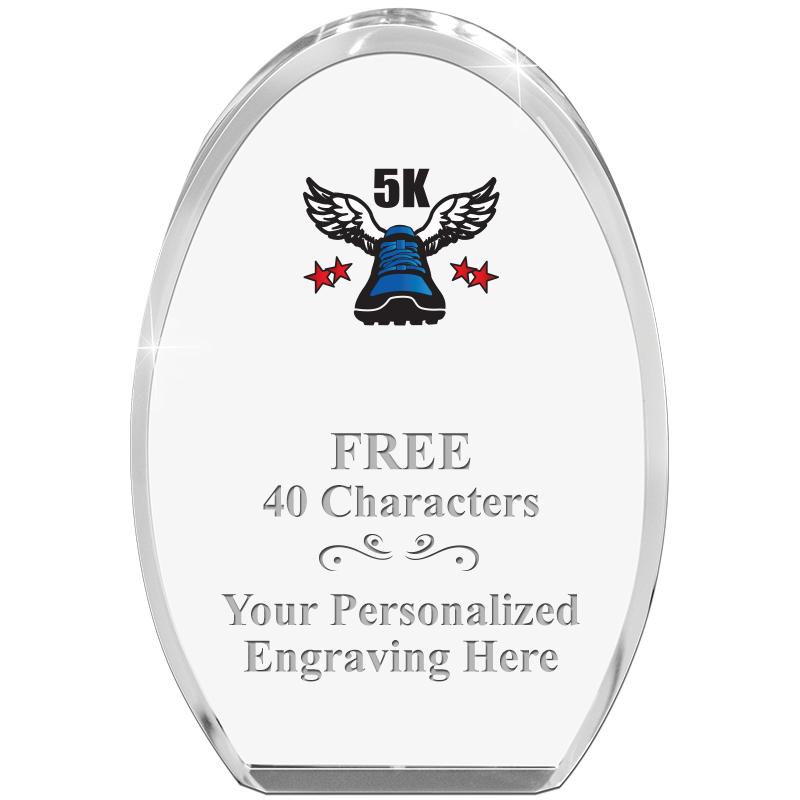 OVAL STANDING PAPERWEIGHT