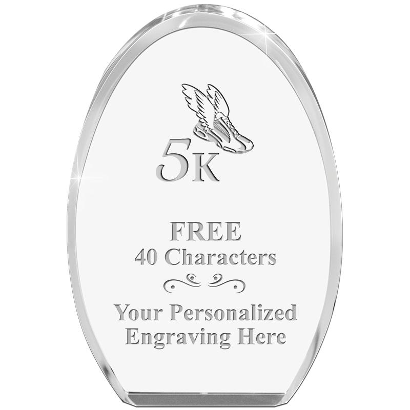 OVAL STANDING PAPERWEIGHT