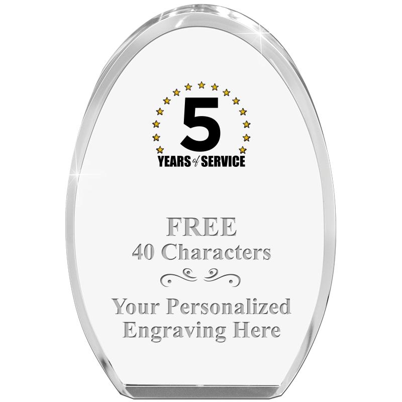 OVAL STANDING PAPERWEIGHT