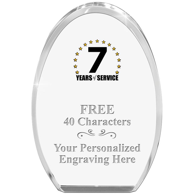 OVAL STANDING PAPERWEIGHT