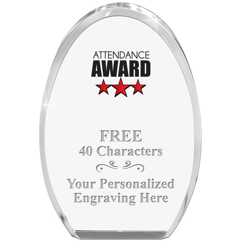 OVAL STANDING PAPERWEIGHT