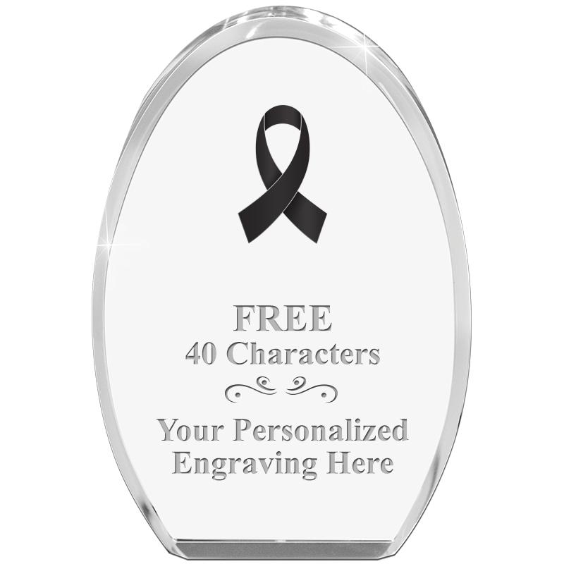 OVAL STANDING PAPERWEIGHT