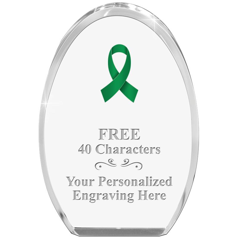 OVAL STANDING PAPERWEIGHT