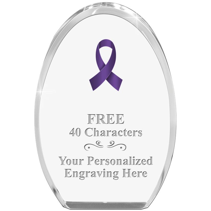 OVAL STANDING PAPERWEIGHT