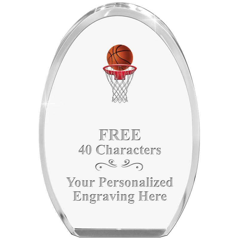 OVAL STANDING PAPERWEIGHT