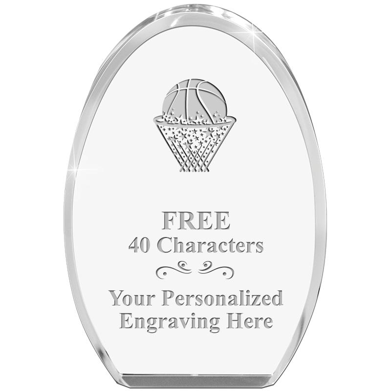 OVAL STANDING PAPERWEIGHT