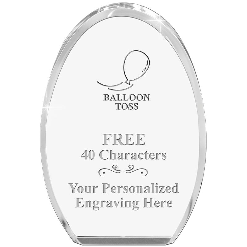 OVAL STANDING PAPERWEIGHT