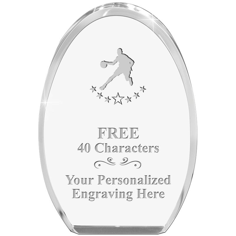 OVAL STANDING PAPERWEIGHT