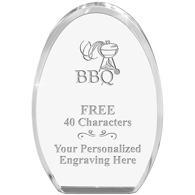 OVAL STANDING PAPERWEIGHT