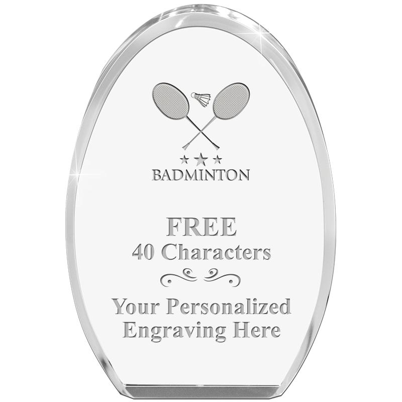 OVAL STANDING PAPERWEIGHT