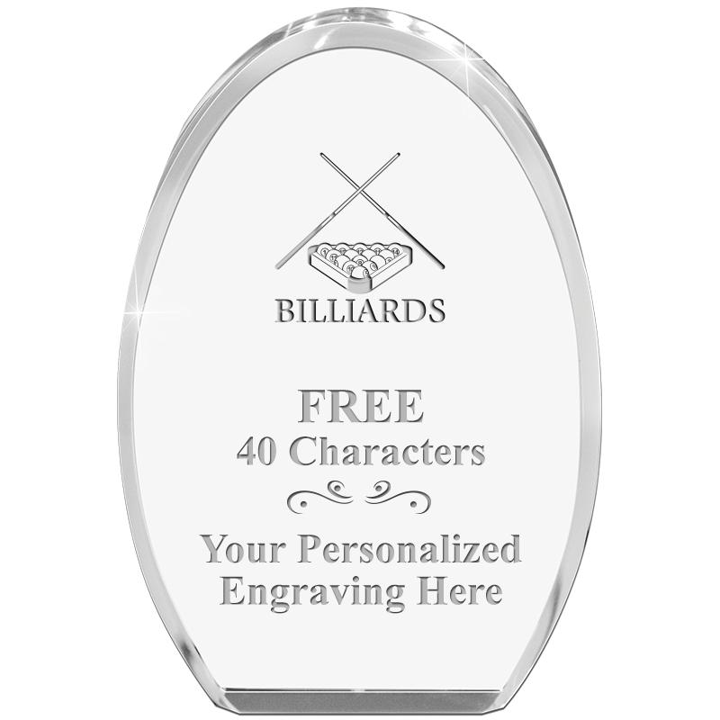 OVAL STANDING PAPERWEIGHT