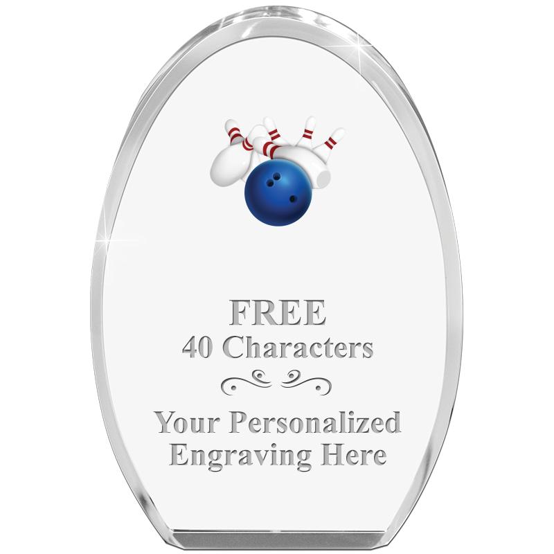 OVAL STANDING PAPERWEIGHT