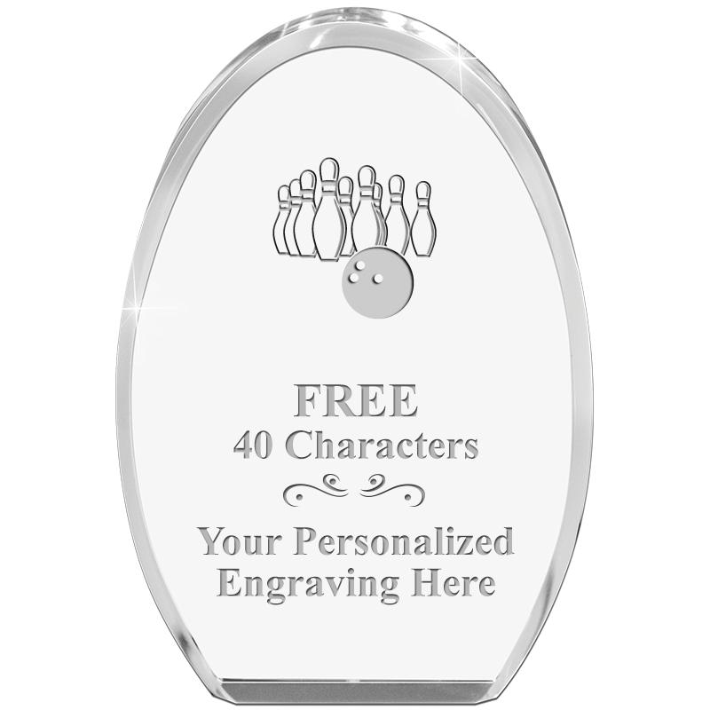 OVAL STANDING PAPERWEIGHT