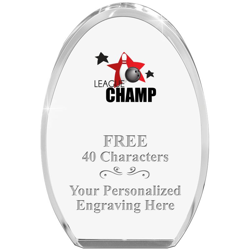 OVAL STANDING PAPERWEIGHT