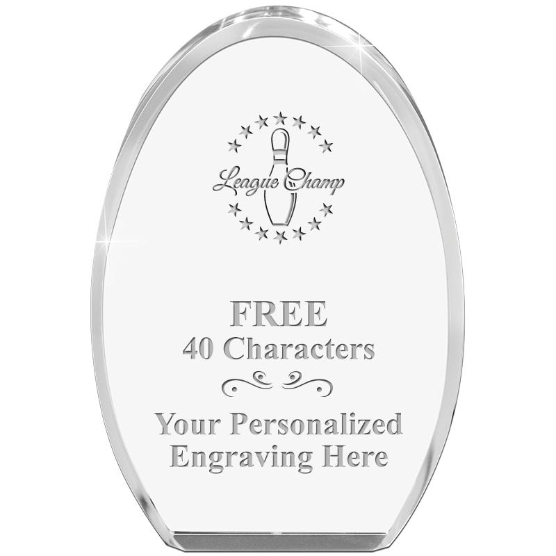 OVAL STANDING PAPERWEIGHT