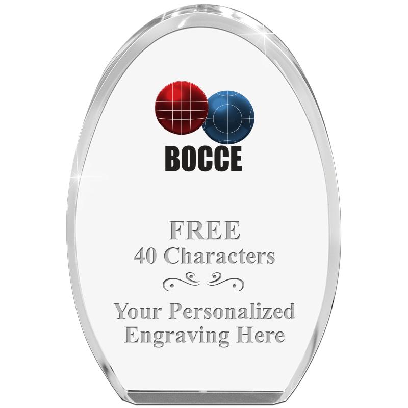 OVAL STANDING PAPERWEIGHT