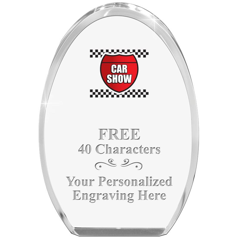 OVAL STANDING PAPERWEIGHT