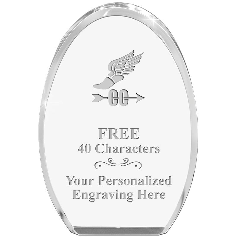 OVAL STANDING PAPERWEIGHT