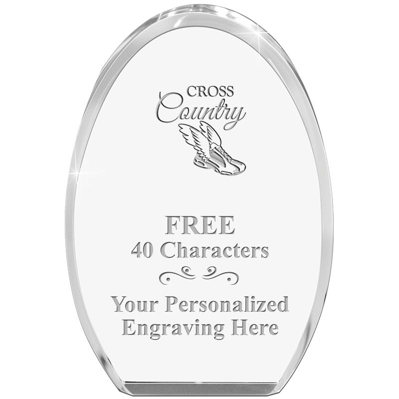 OVAL STANDING PAPERWEIGHT