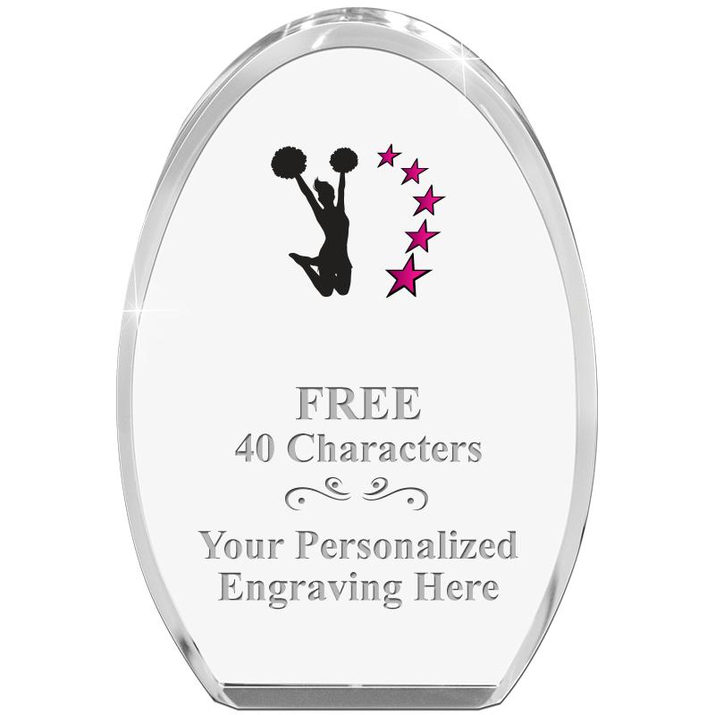 OVAL STANDING PAPERWEIGHT