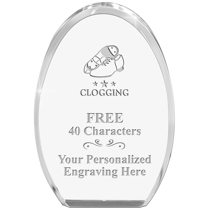 OVAL STANDING PAPERWEIGHT