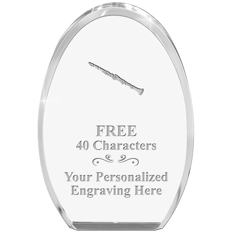 OVAL STANDING PAPERWEIGHT